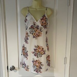 Floral Spaghetti Strap Mini Dress